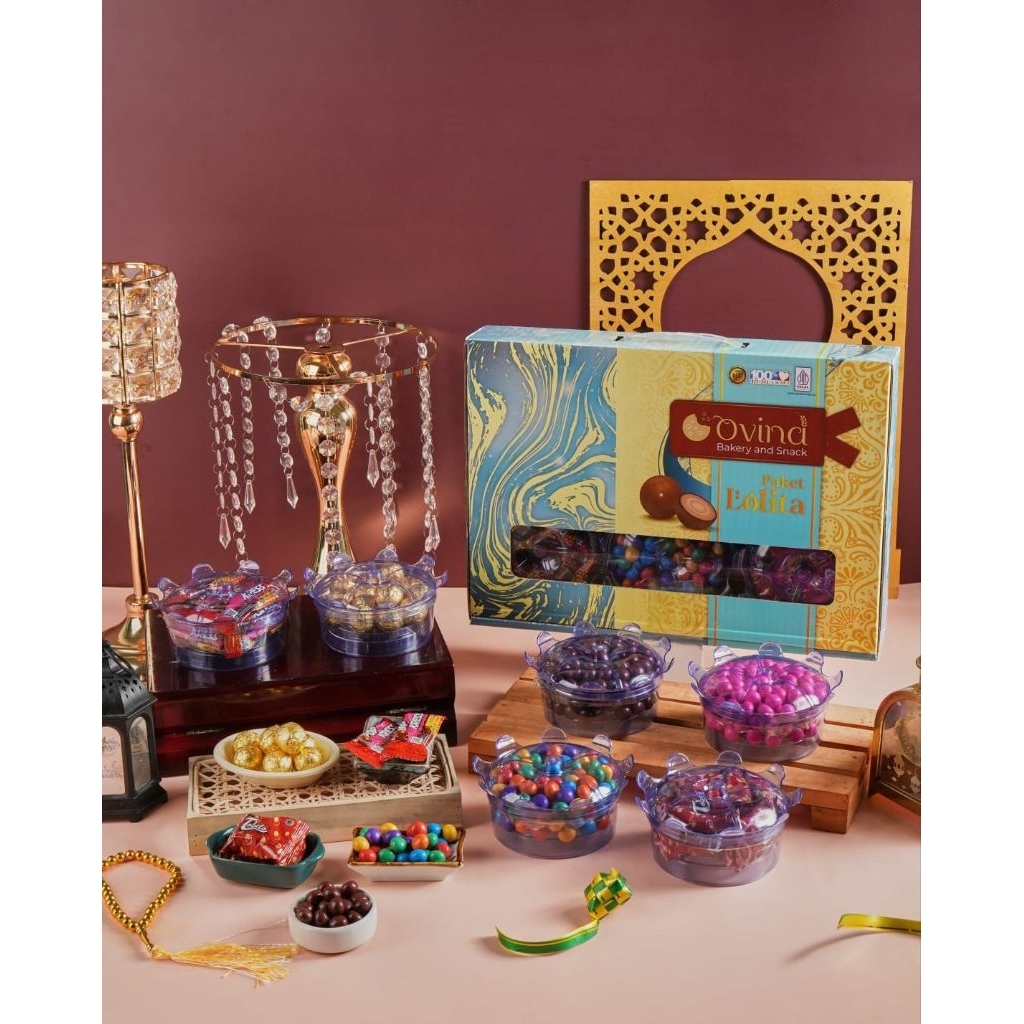 Ovina Paket Lolita - Paket Hampers lebaran isi biskuit coklat