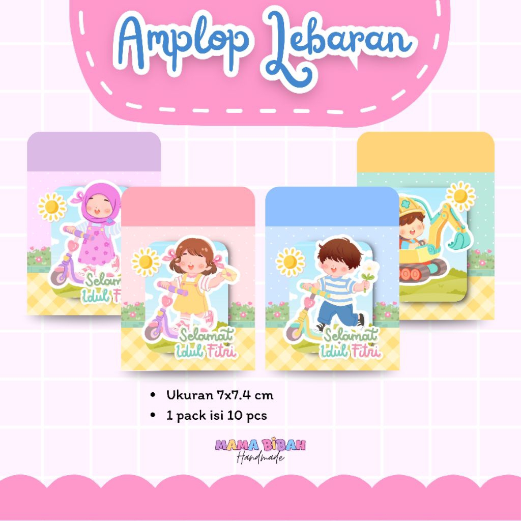 Amplop Lebaran/amplop lebaran lucu/amplop Lebaran aesthetic/amplop lebaran unik