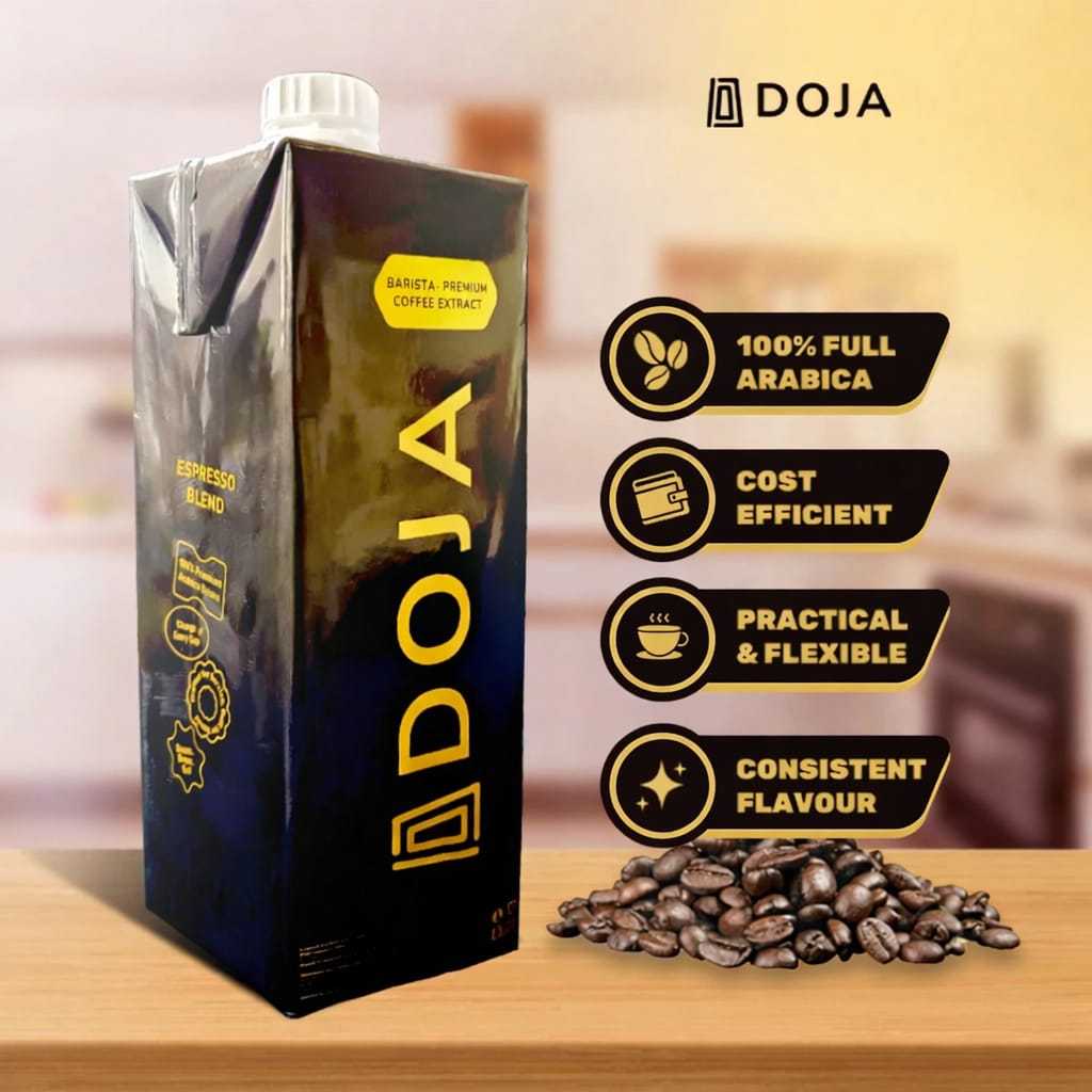 DOJA Espresso Coffee Liquid Concentrate KOPI Cair EKSTRAK Espreso - HALAL & BPOM - 50 servings