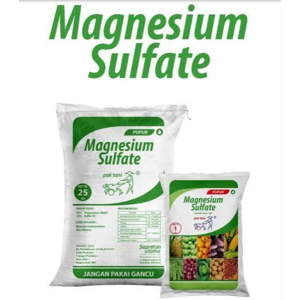 Magnesium sulfat pak tani kemasan pabrikan 1 kg