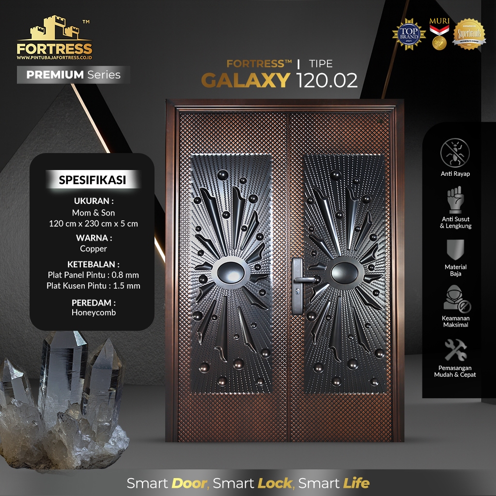 PINTU BAJA FORTRESS TYPE GALAXY 150.01, 02, 03 - LUAR JABODETABEK