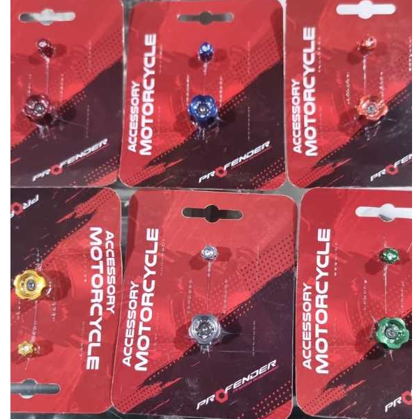 Knob Adjuster Steering Damper Profender Alumunium CNC