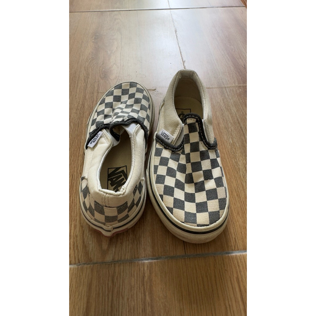 PRELOVED ORIGINAL – Vans Kids Slip On Checkerboard