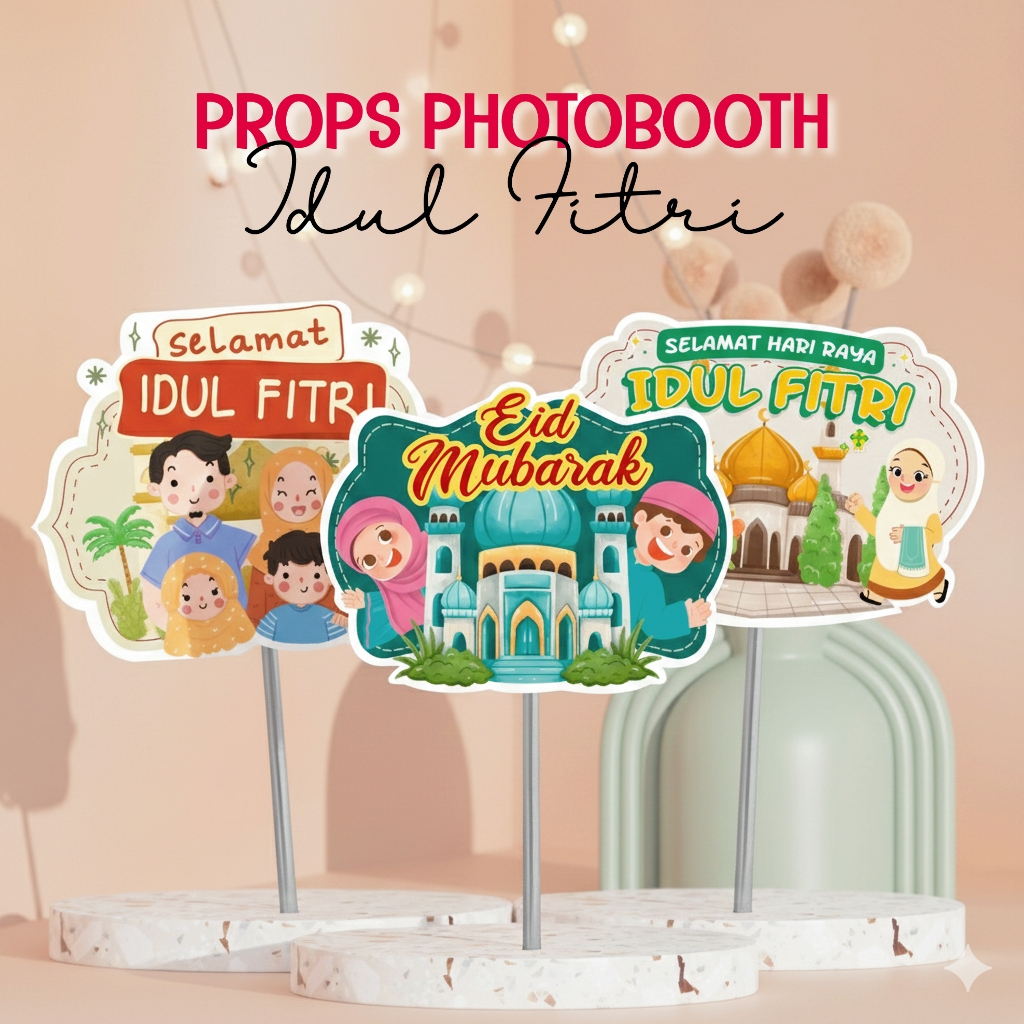 Photobooth Props Kirab Pawai Properti Ramadhan Idul Fitri