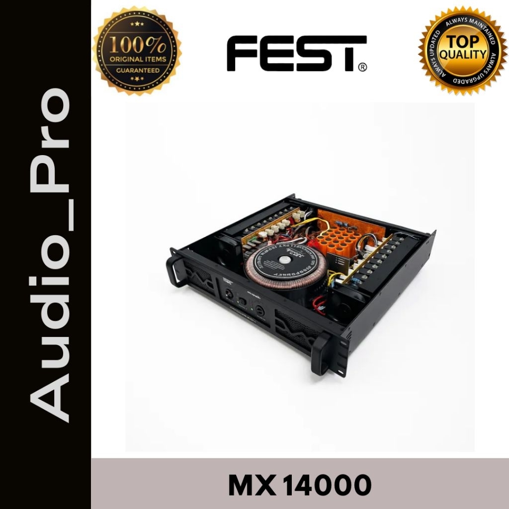 POWER AMPLIFIER FEST MX14000 GARANSI ORIGINAL MX 14000