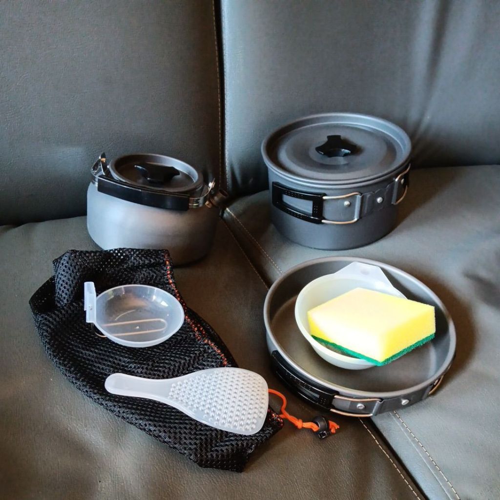 COOKING SET CAMPING OUTDOOR NESTING
