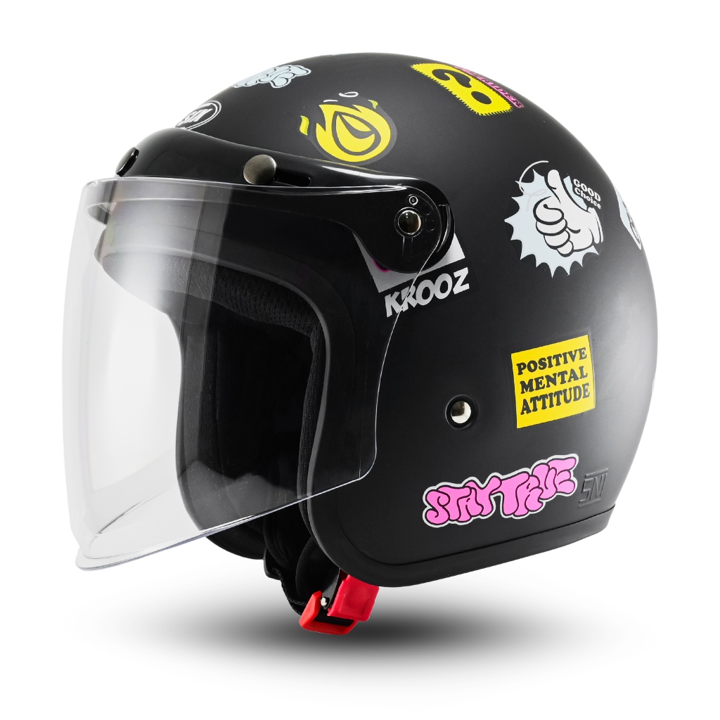 Helm Bogo Dewasa Motif Pria Wanita Motor Sni Ori Terbaru Kekinian