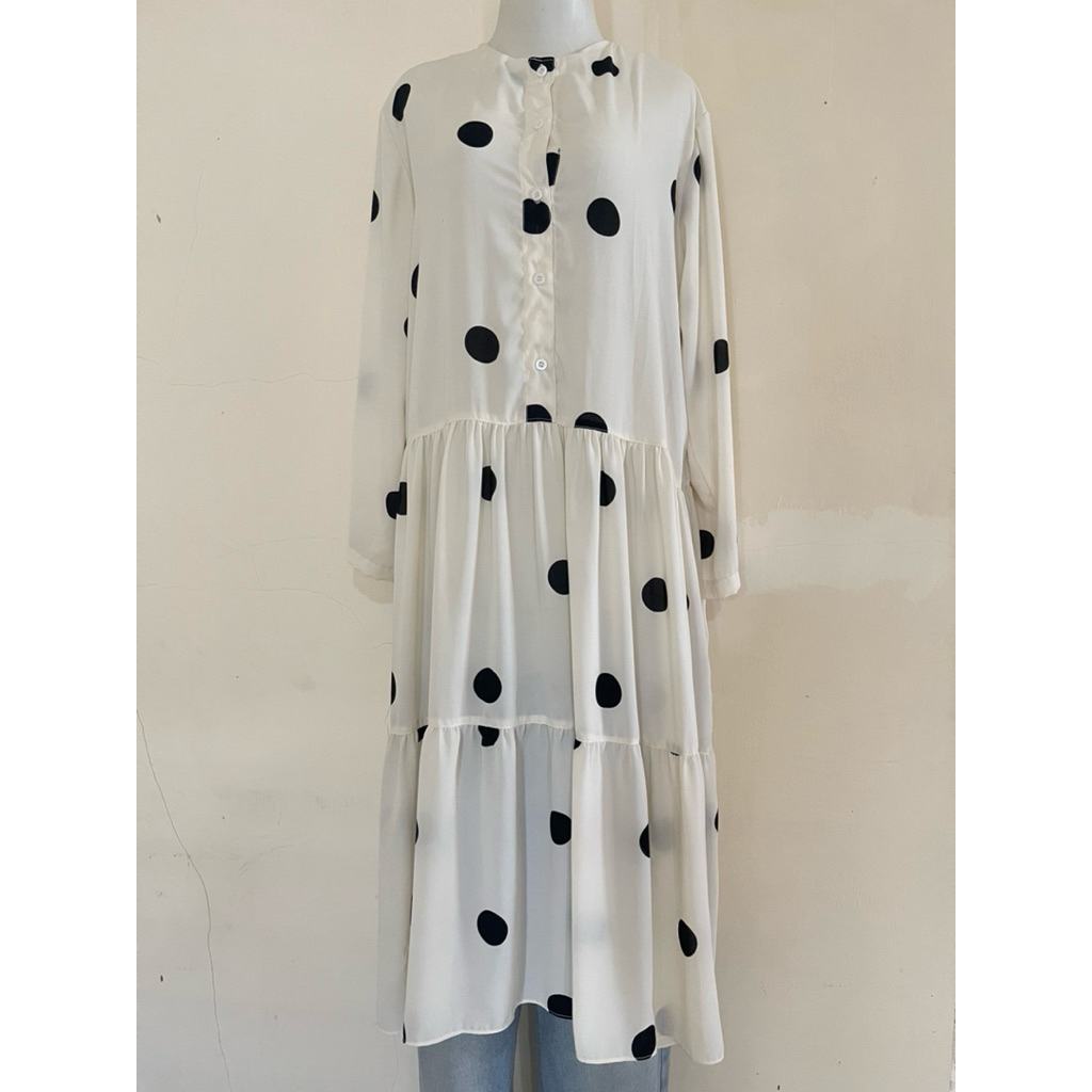 PRELOVED - Atasa Midi Dottie by Haidee & Orlin