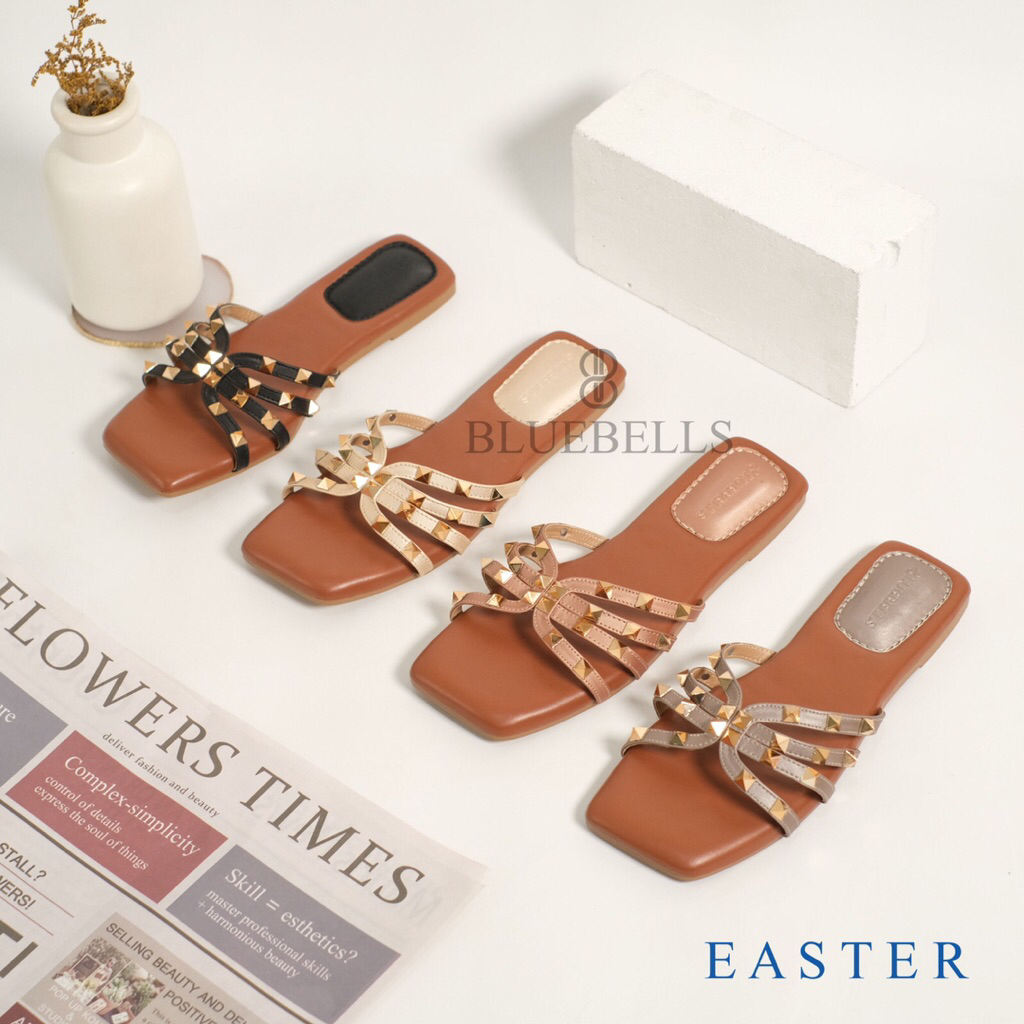 Bluebells EASTER Sandal Flat Studed Wanita