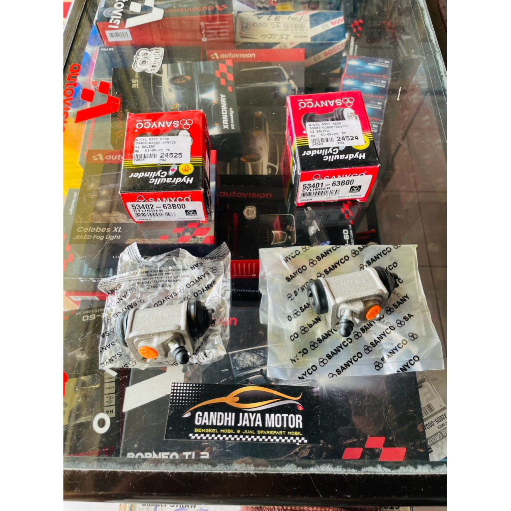WHEEL CYLINDER/MASTER REM  BELAKANG BALENO AERIO SANYCO