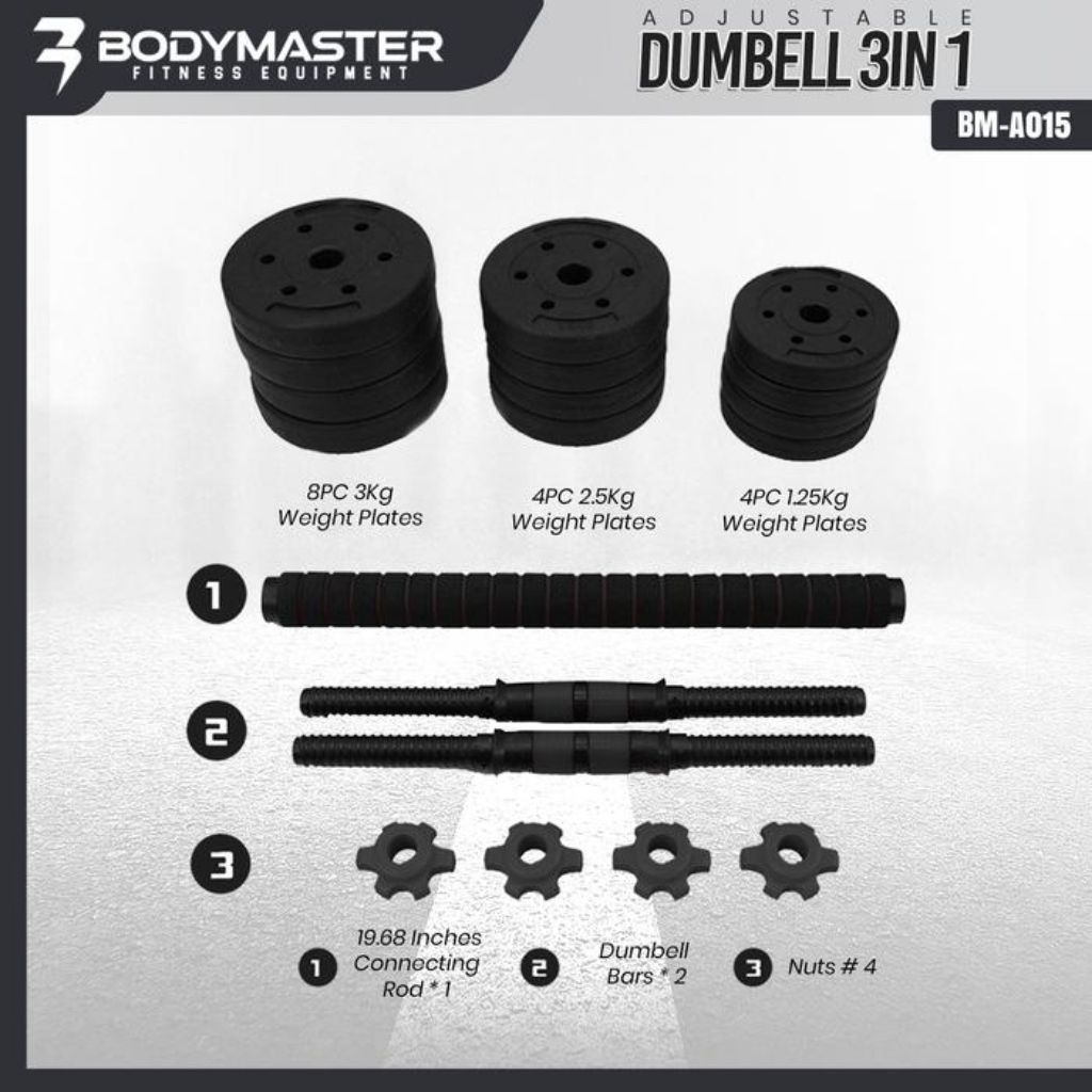 dumbell set 40 kg pvc