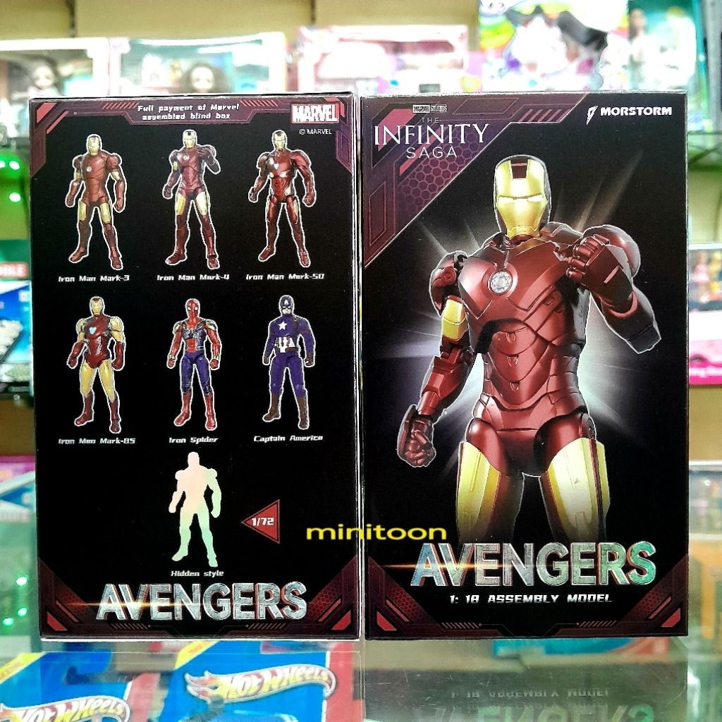 AVENGERS Infinity Saga Action Figure Blind Box MORSTORM Model Kit IRON MAN SPIDERMAN CAPTAIN AMERICA