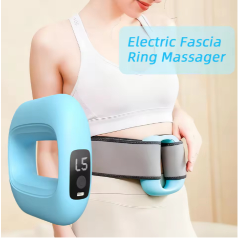 AG Multifunctional Full-Body Fascia Ring Portable Fascia Gun Massage Ring Vibrating Neck Shoulder Re