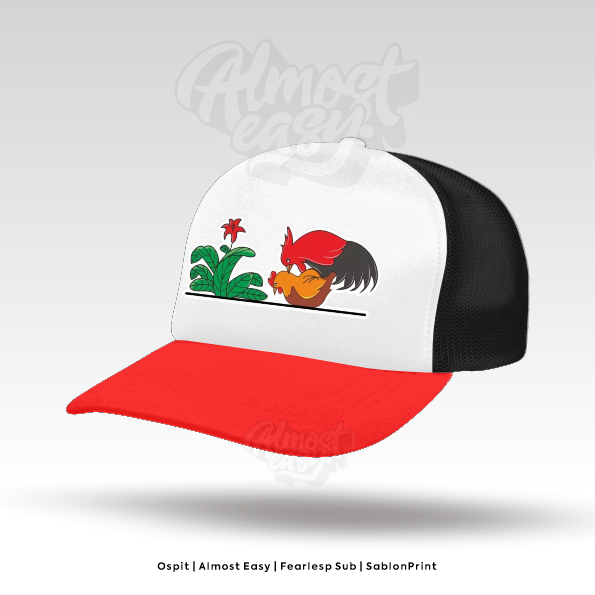 Topi Jaring Ayam Kawin / Topi Jala |  | Trucker Caps | Ready Stock | Banyak Pilihan Warna | Unisex |