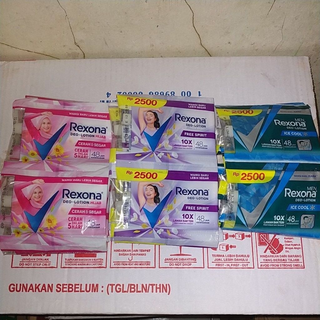 Rexona Deodorant Sachet 1 Renceng ( 12pcs )