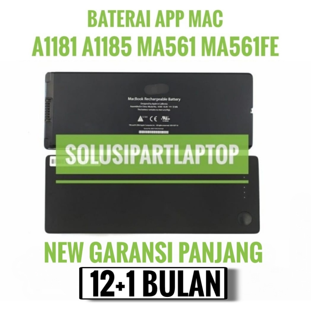 BATERAI MACBOOK A1181 A1185 MA561