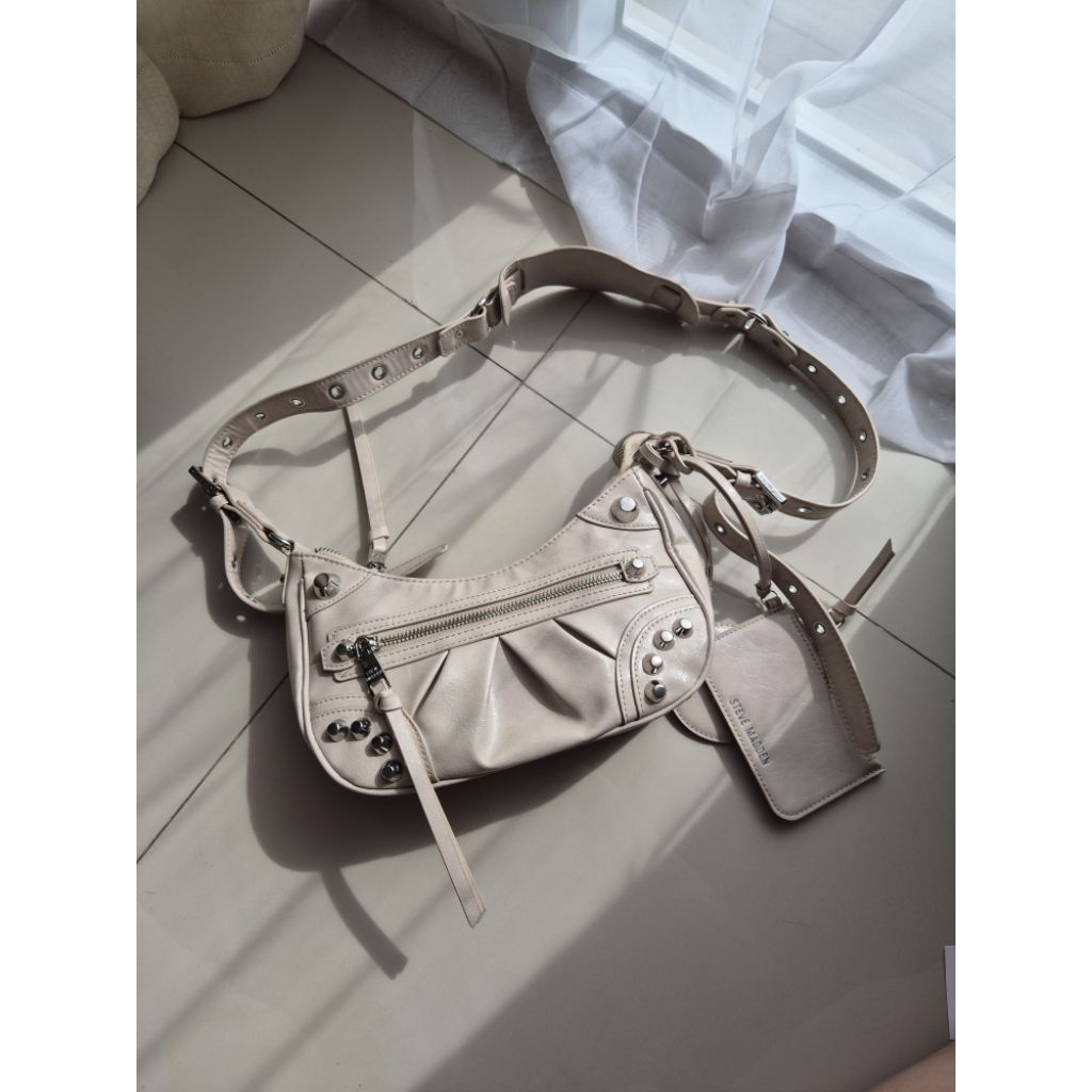 Steve Madden Bglowing Bag ORI Warna Bone/Beige