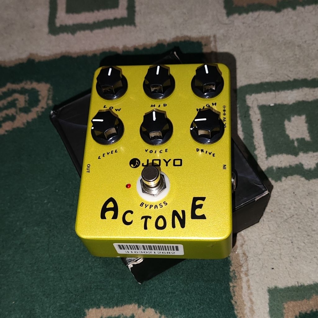 Joyo ac tone preamp cabinet simulator pedal efek gitar vox actone second bekas normal cabsim