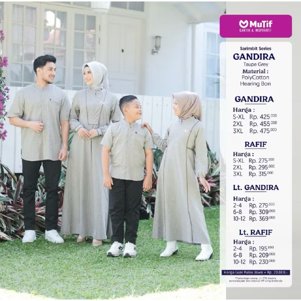 SARIMBIT GANDIRA RAFIF MUTIF | SARIMBIT MUTIF TERBARU 2026 | GAMIS KOKO MUTIF