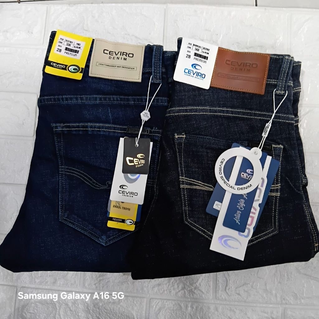 CELANA PANJANG JEANS PRIA MERK CEVIRO