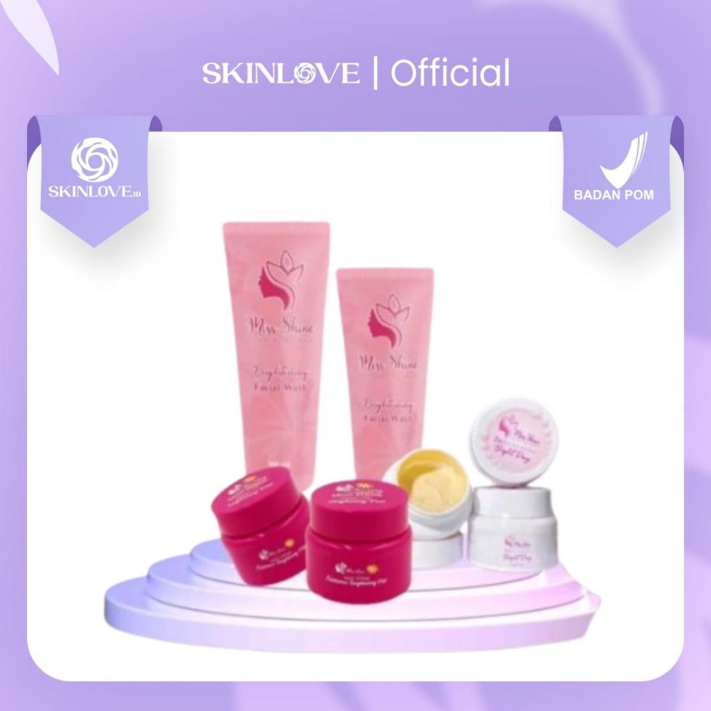 MISS SHINE || Paket Glowing Isi 3 Miss Shine Skincare Ala Mbak Nul || Skincare Pencerah Kulit