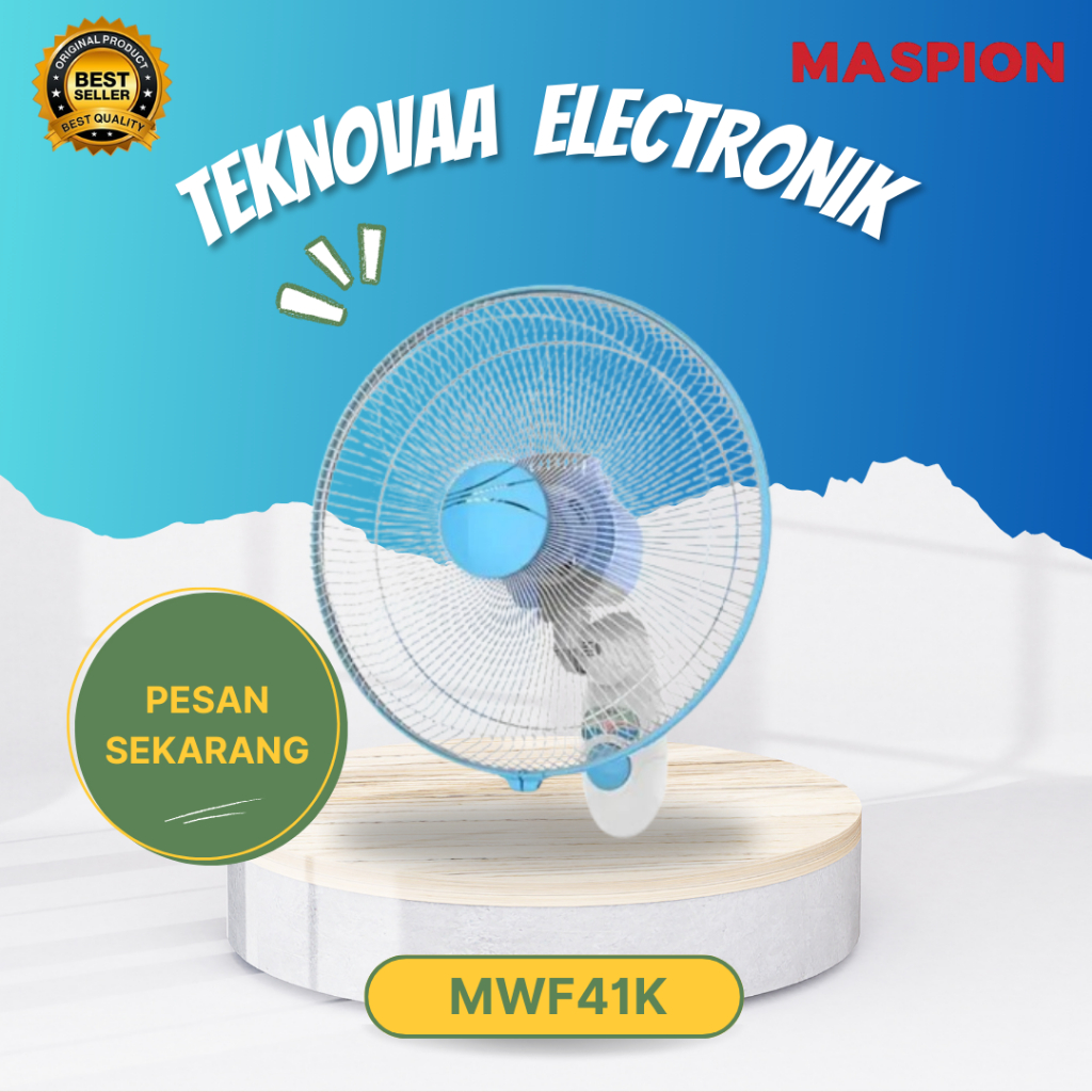 MASPION KIPAS DINDING MWF 41K KIPAS ANGIN/MWF41K/MWF-41K/MWF 41K/ORIGINAL MASPION/BERGARANSI RESMI