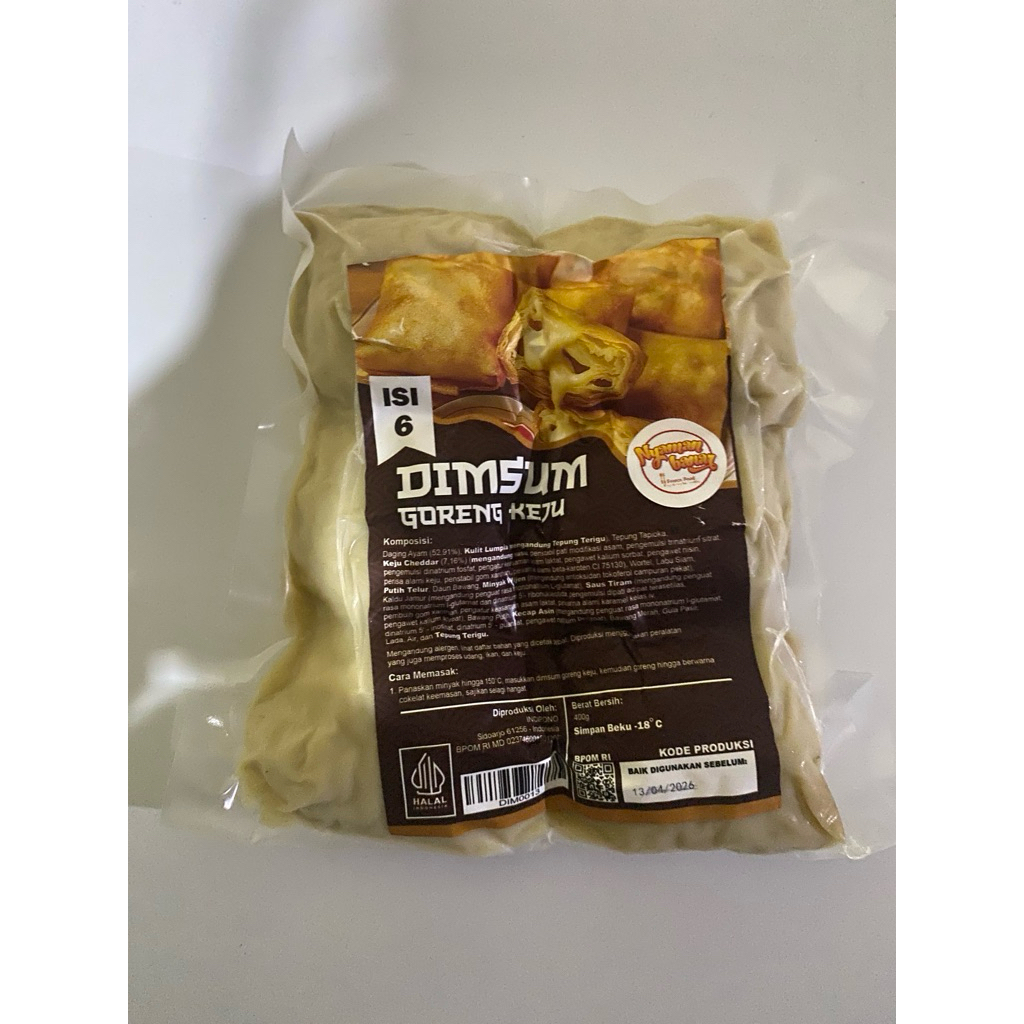 Dimsum Goreng Keju Incipono