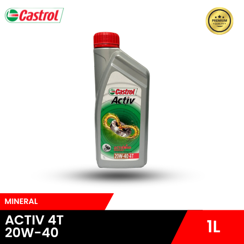 Castrol Activ 20W-40 4T Oli Mesin Motor 1 Liter