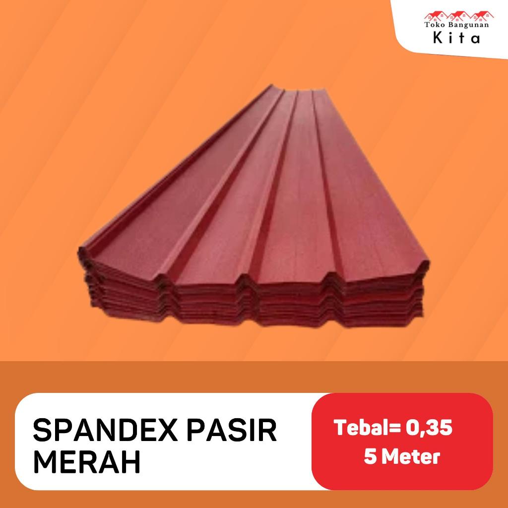 Atap Spandex Pasir 0,35 (5 meter) | Atap spandek Galvalum
