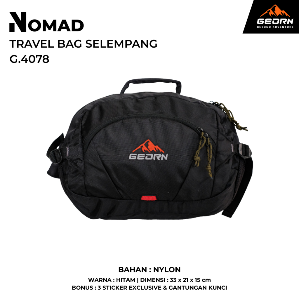GEORN Tas Travel Bag Selempang "NOMAD" – G.4078