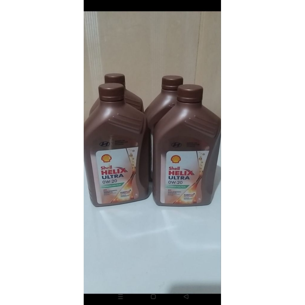 Oli Shell helix ultra 0w-20 1liter