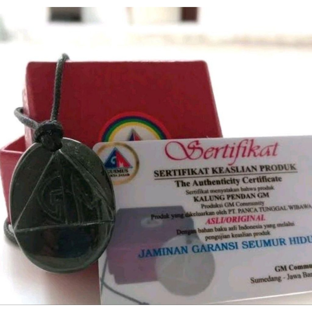 kalung pendant Wulung gm/ giok brajageni