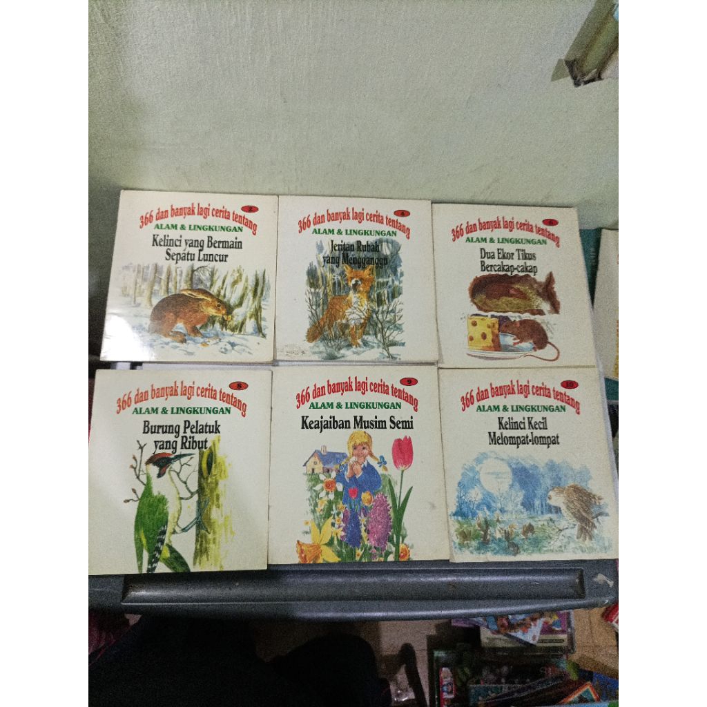 buku 366 cerita aneka satwa seluruh dunia menjelang tidur, alam dan lingkungan/harga per