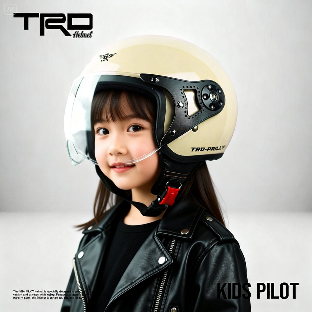 HELM ANAK UMUR 2 - 10 TAHUN TRD KIDS SNI