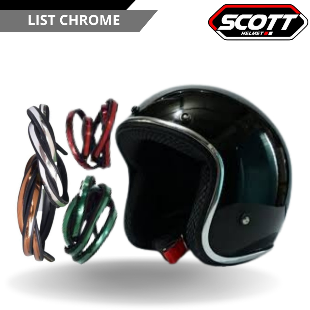 List Karet Helm 96 cm list chrome list universal List helm bogo SILVER