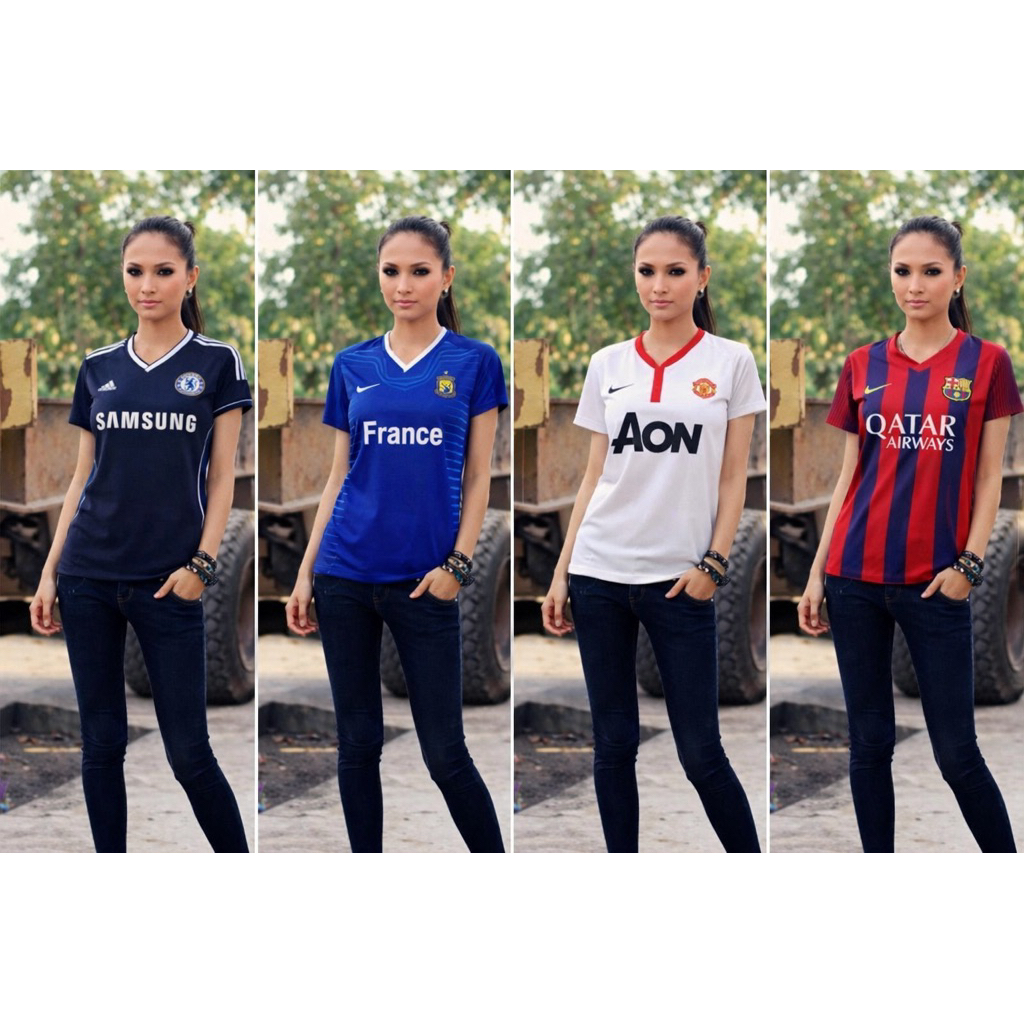 BAJU BOLA CEWEK / JERSEY WANITA CEWEK DEWASA MURAH KAOS /JERSEY BOLA