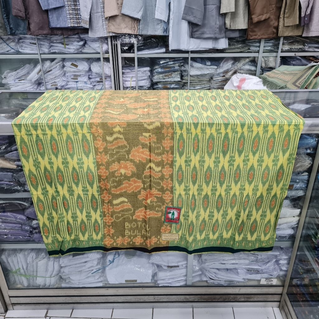 Sarung Tenun Goyor Botol Bulan Ukuran Standart