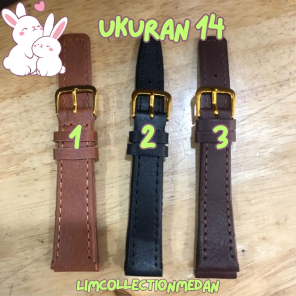 Tali Kulit Jam Tangan Alba / Strap Kulit Jam Tangan Alba Uk 14