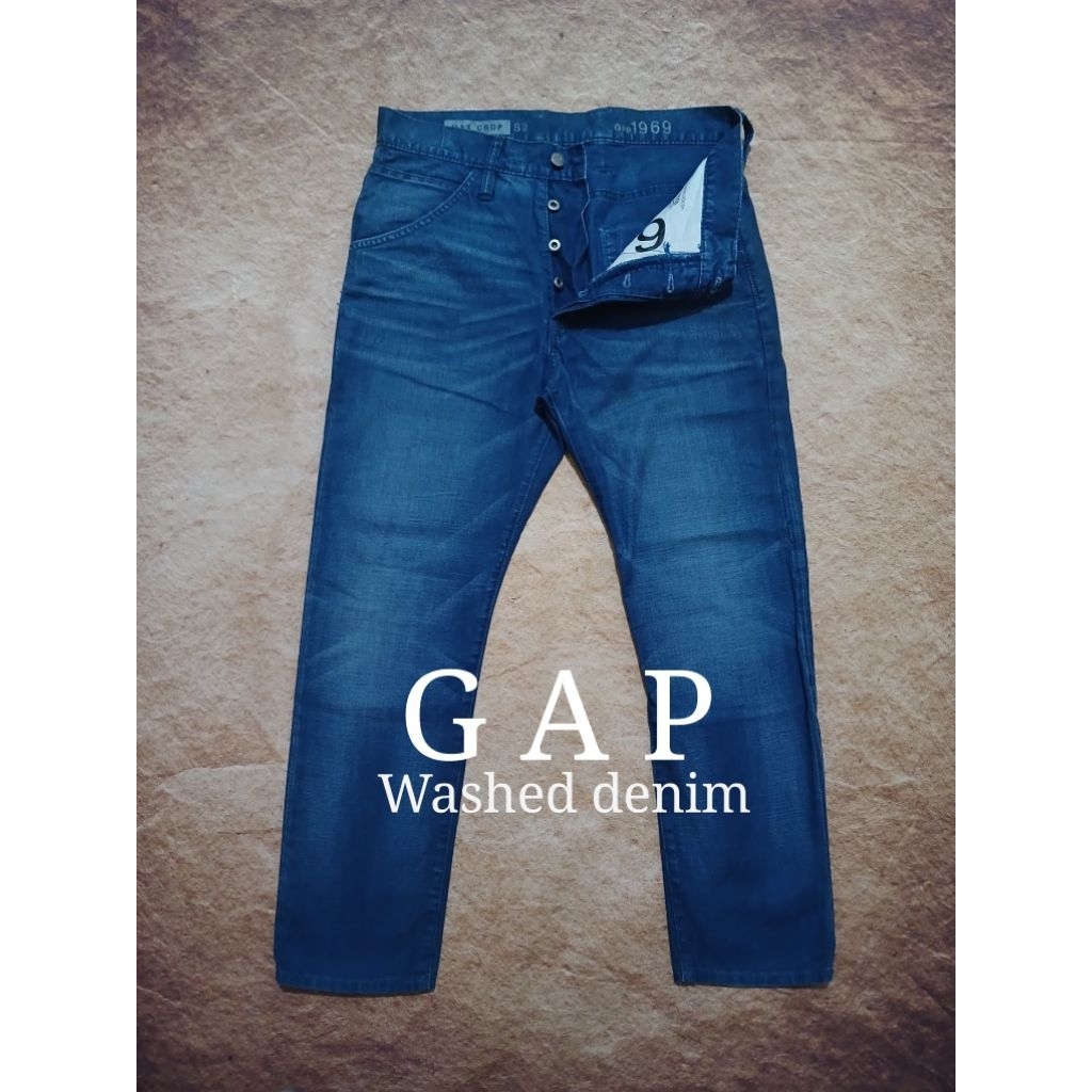 Celana jeans pria keren GAP model standar bekas pakai