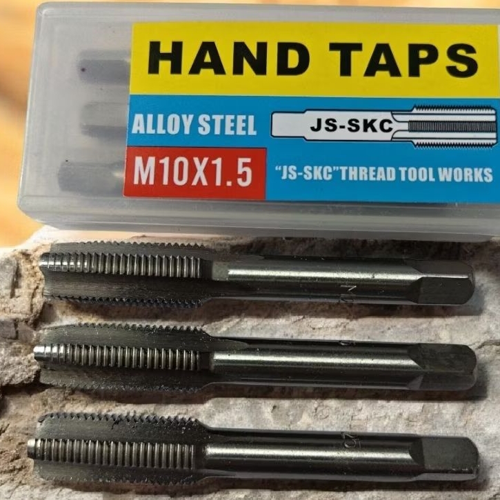 JS-SKC HAND TAPS SET M10X1.5 / JS-SKC HAND TAP M10X1.5 SET / HAND TAPS M10 X 1.5