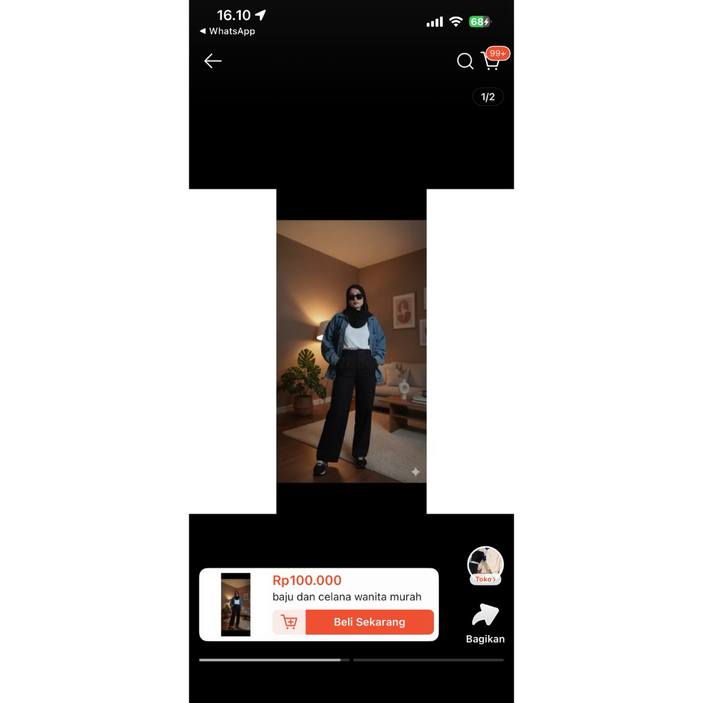 baju atasan wanita cantik