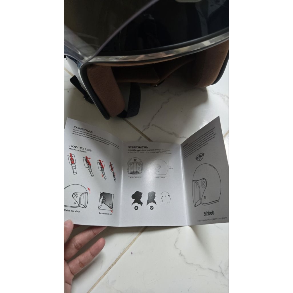 RSV SC Hiiab Retro Classic - Helm Half Face Hijab Friendly [Helm Only Fullset | All Color] - Midnigh