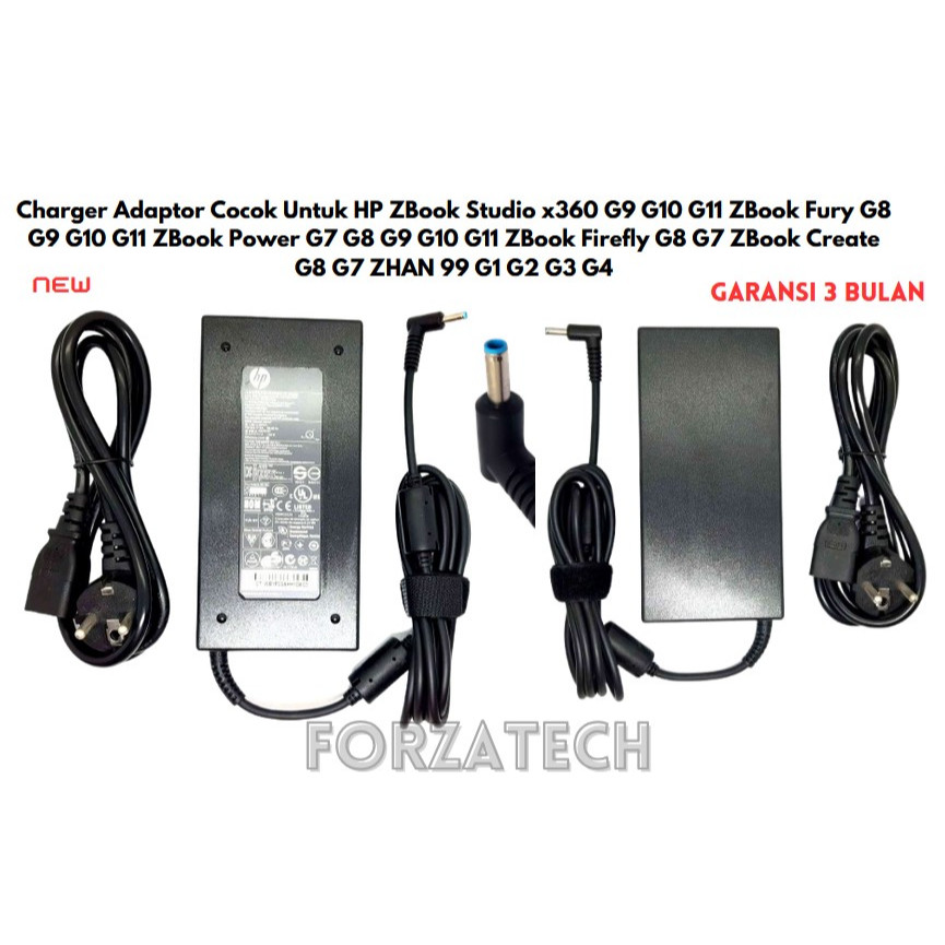 Charger Adaptor Cocok Untuk HP ZBook Studio x360 G9 G10 G11 ZBook Fury G8 G9 G10 G11 ZBook Power G7 
