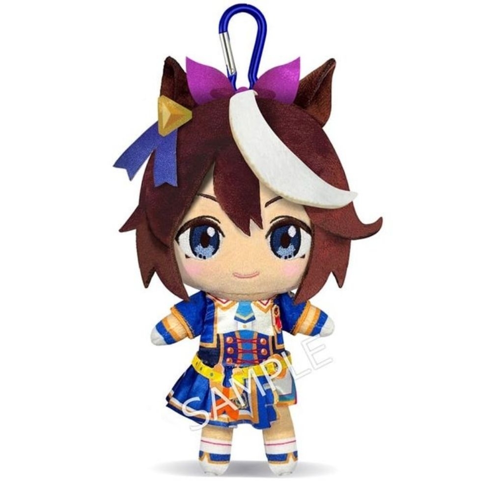 Tokai Teio Glorious Azure Ver Plush Uma Musume Pretty Derby Carabiner Nuigurumi