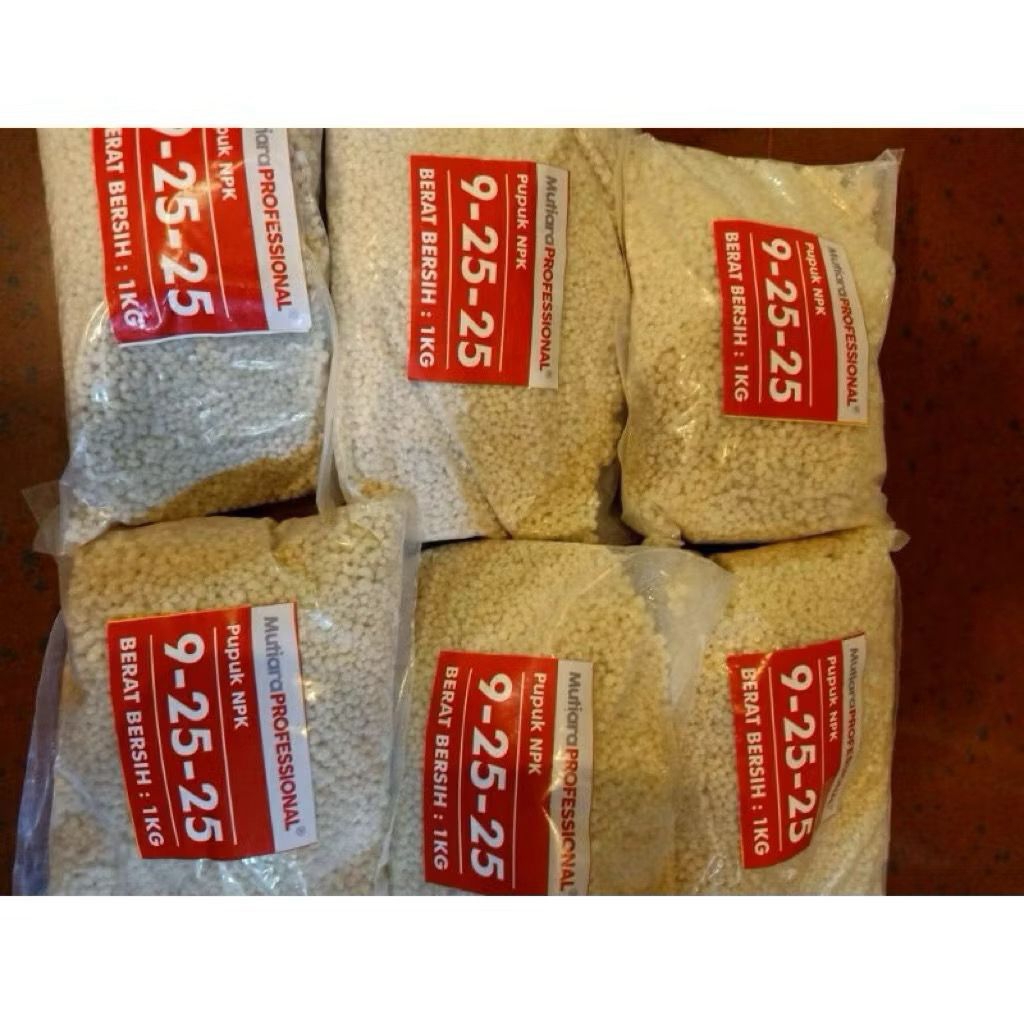 Pupuk npk mutiara professional 9-25-25 1kg