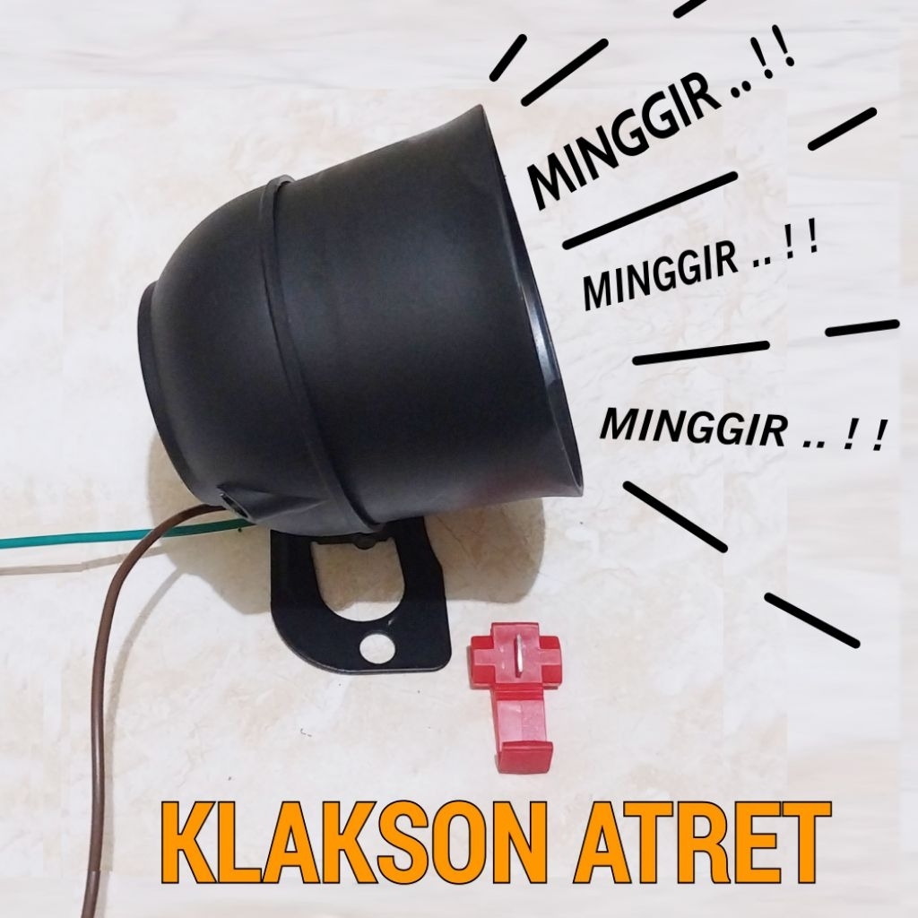 Klakson atret mundur back horn unik suara aneh nyeleneh kelakson atret mundur