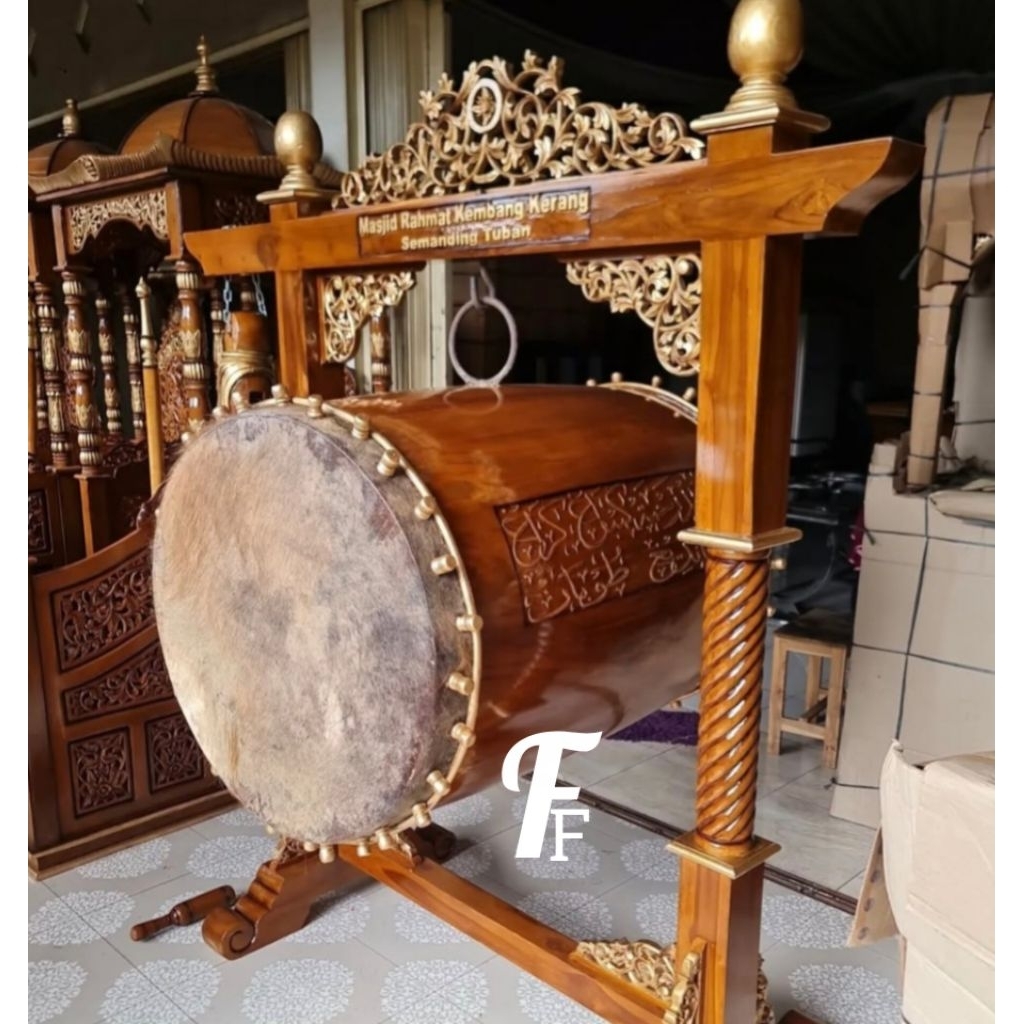 bedug masjid kayu jati kwalitas