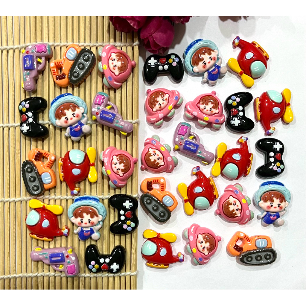 clay/resin playstation isi 100 pcs