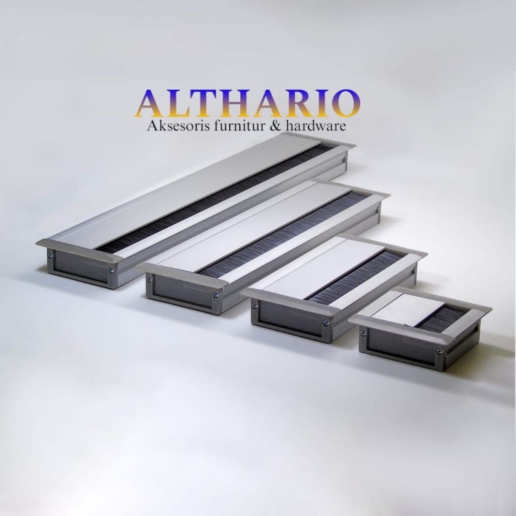 Gromet Meja - Gromet Tutup Lubang Kabel Meja Kantor - Gromet Kabel Meja Aluminium anodize