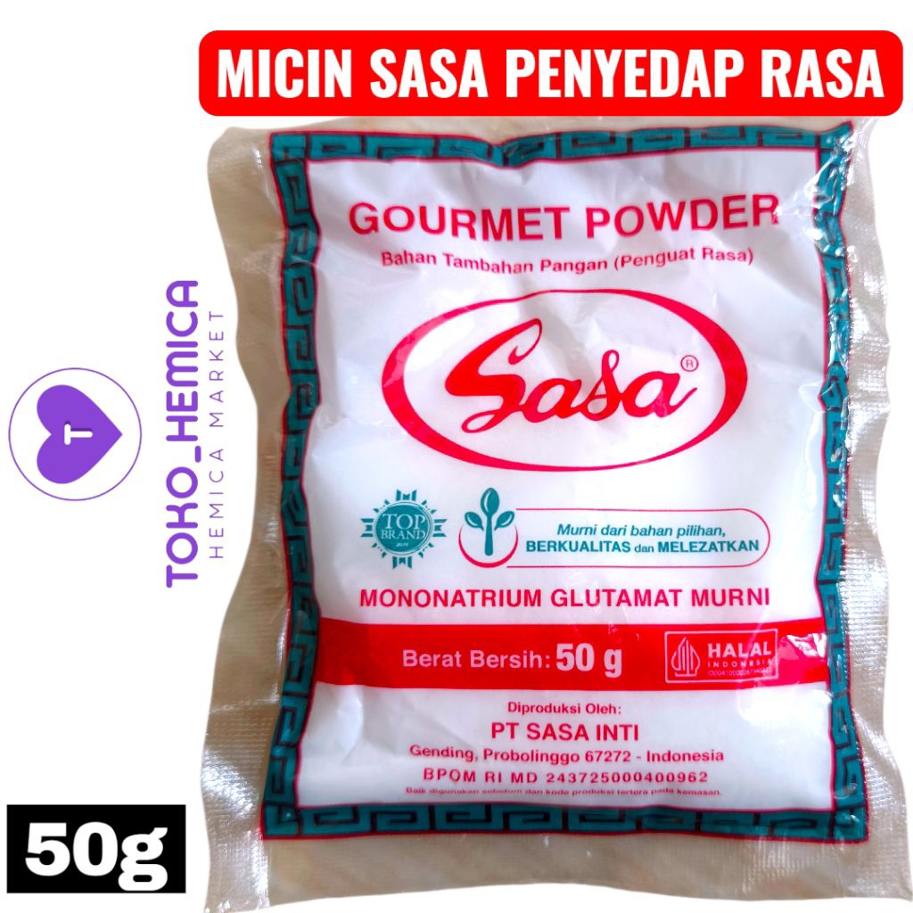 Penyedap Rasa SASA 50gr / Micin SASA /Gourmet Powder